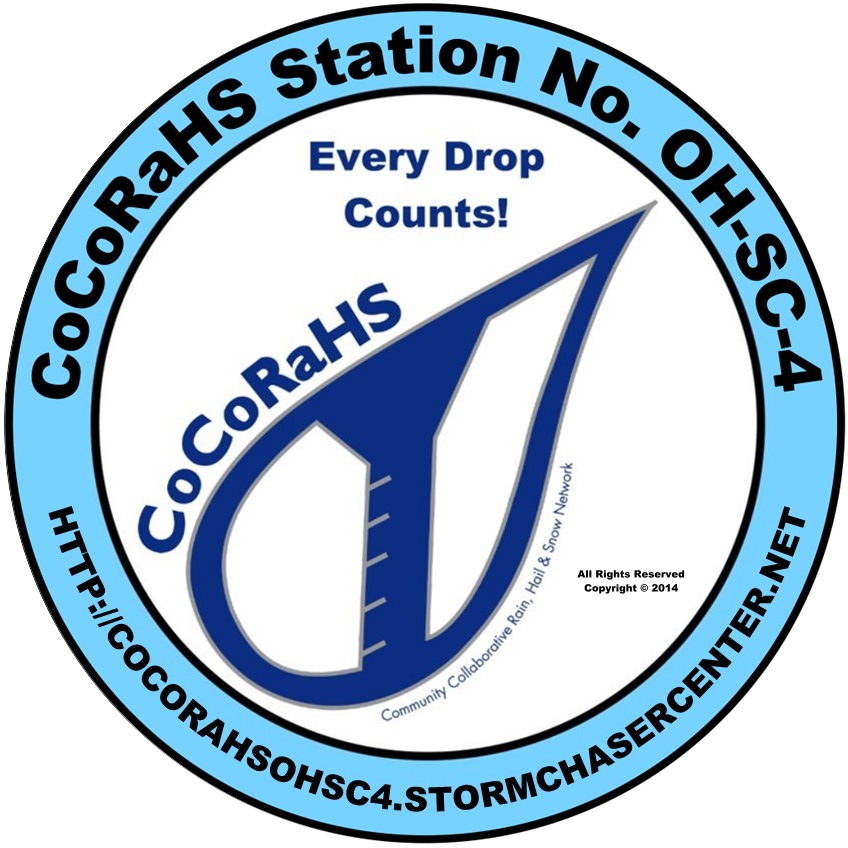 CoCoRaHS Station No. OH-SC-4's Logo